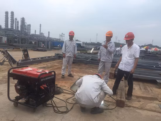 210A 가솔린 휴대용 용접기 발전기 수동 용접 아르곤 아크 용접