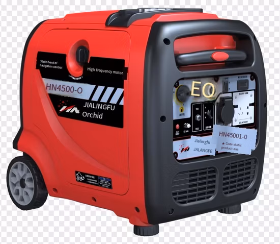 5kVA 110V 60Hz 휴대용 무소음 인버터 가솔린 발전기