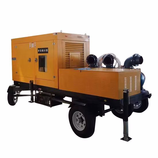 농지 양어장 양식업 6인치 150mm 물 배출구 디젤 관개 펌프(TP60DP)