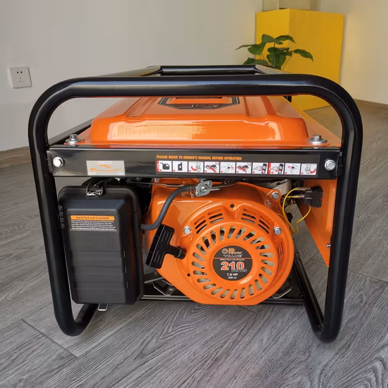 판매를 위한 힘 가치 신형 손 시작 가솔린 발전기 5.5HP 2kw 휘발유 발전기